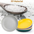 4/16Pcs Black Plastic Cutlery Set Reusable Plates Bowl Cups 4 Sets for Kitchen Outdoor Camping Party Dinnerware Dishes Set