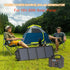 100W Portable Power Station 220V/110V Solar Generator Outdoor Emergency Mobile Power Bank 24000mAh LiFePO4 For Camping Power LED - Evallys.com