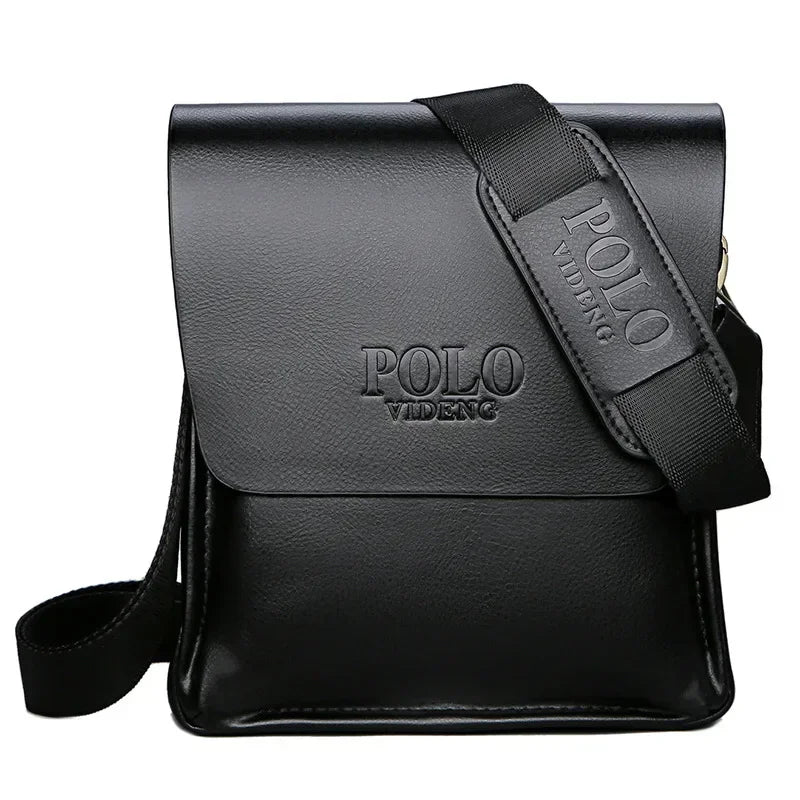 Men’s Business Shoulder Bag – Polo Vertical Satchel Crossbody Trend Bag - Evallys.com