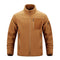 Winter Men Polartec Warm Jackets Casual Man Fleece Lined Windbreaker Coats Men Soft Shell Stand Collar Tactical Hiking Jackets - Evallys.com