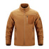 Winter Men Polartec Warm Jackets Casual Man Fleece Lined Windbreaker Coats Men Soft Shell Stand Collar Tactical Hiking Jackets - Evallys.com