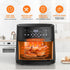 CROWNFUL Air Fryer 7L Touch-screen Display Air Fryer Oven with 8 Cooking Programs Oilless Electric Cooker and Nonstick Basket - Evallys.com