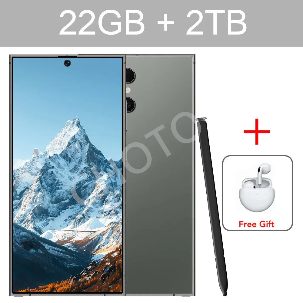 Screen Protector For S24 Ultra Smartphone 7.3inch Protector Original Cellphones 5G Dual SIM Andriod 7800mAh Mobile Cell Phones - Evallys.com