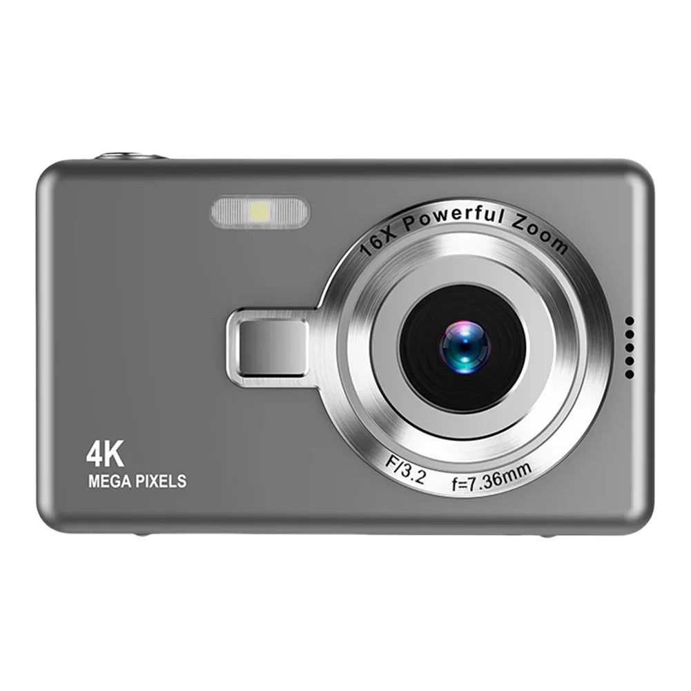 4K HD 1080P Digital Camera 96MP Autofocus Vlogging Camera 2.4 Inch IPS Screen Portable Vlogging Camera for Kids Adults Beginners - Evallys.com