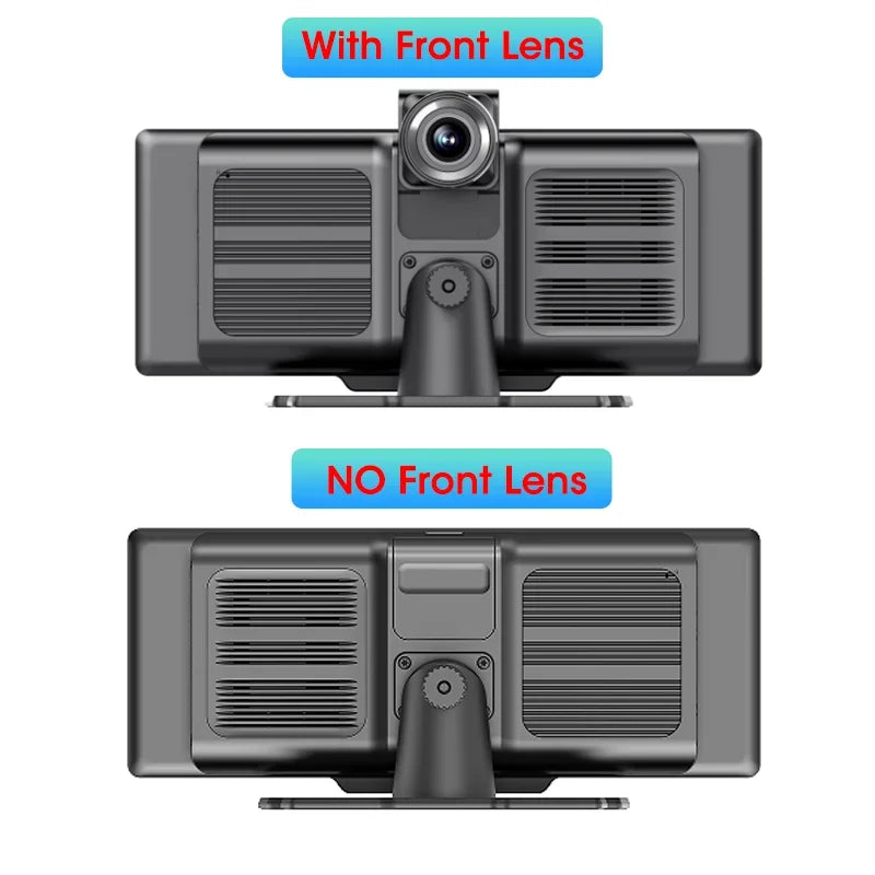 10.26'' Dash Cam 4K Car Mirror Video Player Wireless Carplay Android Auto GPS Car Monitor Multimedia Rearview Camera Dashboard - Evallys.com