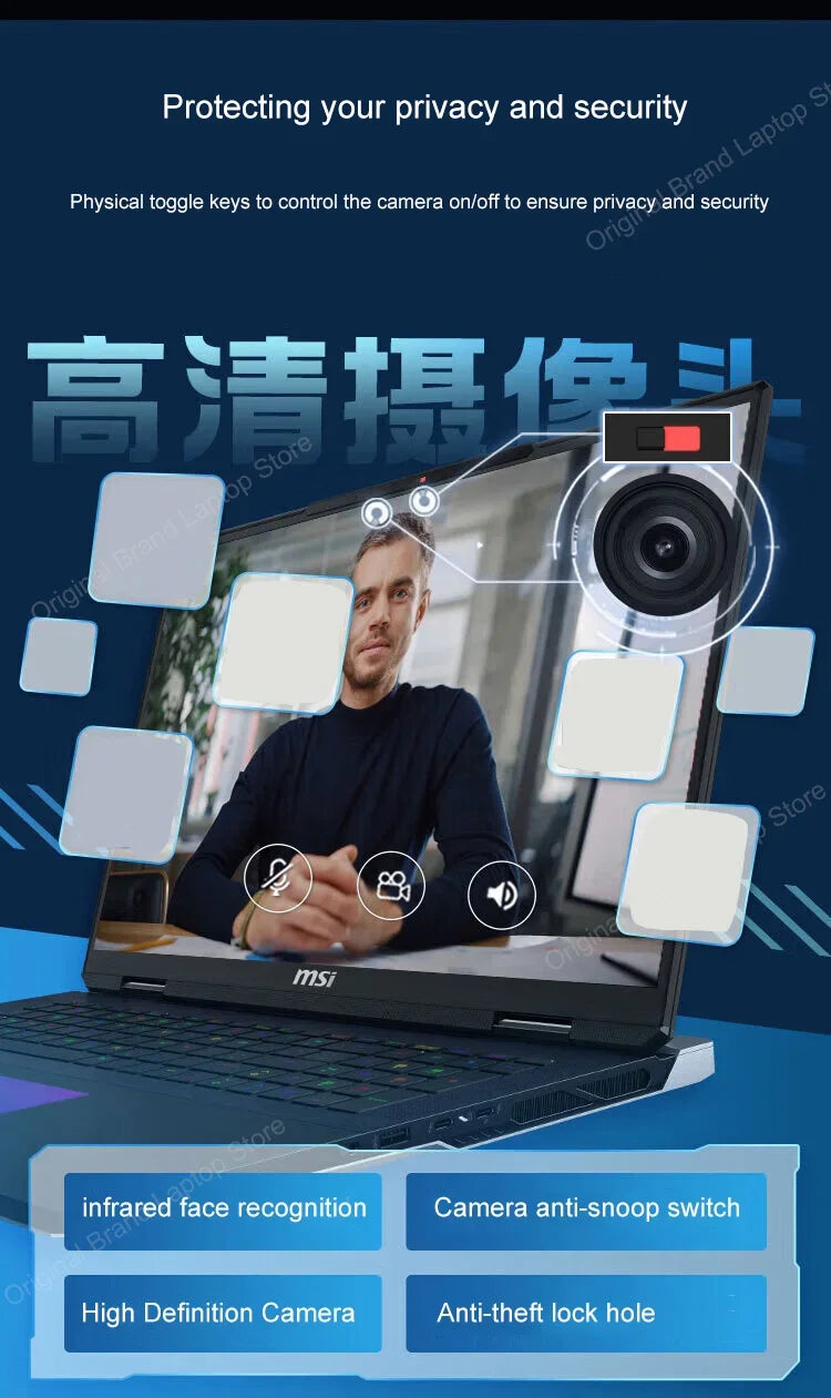 2024 MSI Titan 18 Ultra Gaming Laptop 18 Inch UHD 4K Mini LED 120Hz IPS Screen Notebook i9-14900HX 64GB 2TB RTX4080 Netbook PC - Evallys.com