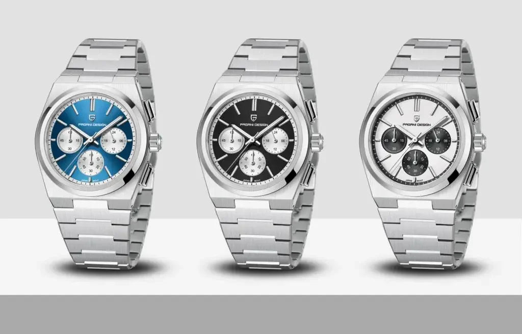 PAGANI DESIGN 2024 New Men Watches Quartz Business Watches VK63 Mens Clock Top Brand Luxury Watch Men Chronograph Watch for Men - Evallys.com