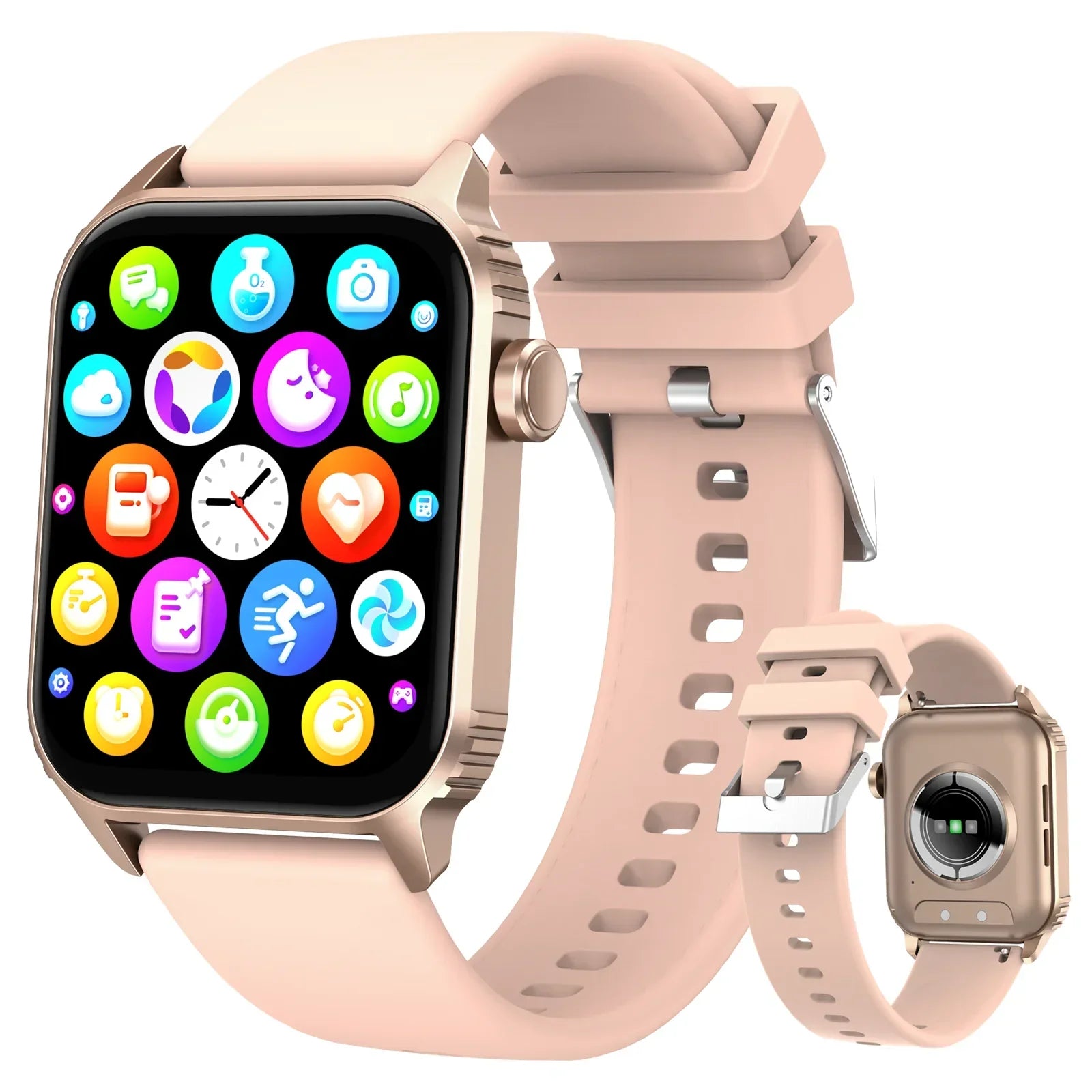 TG08 Smart Watch, 1.85"Smartwatch for Men Women (Answer/Make Call), Fitness Tracker with 100+ Sport Modes, Waterproof Watch. - Evallys.com