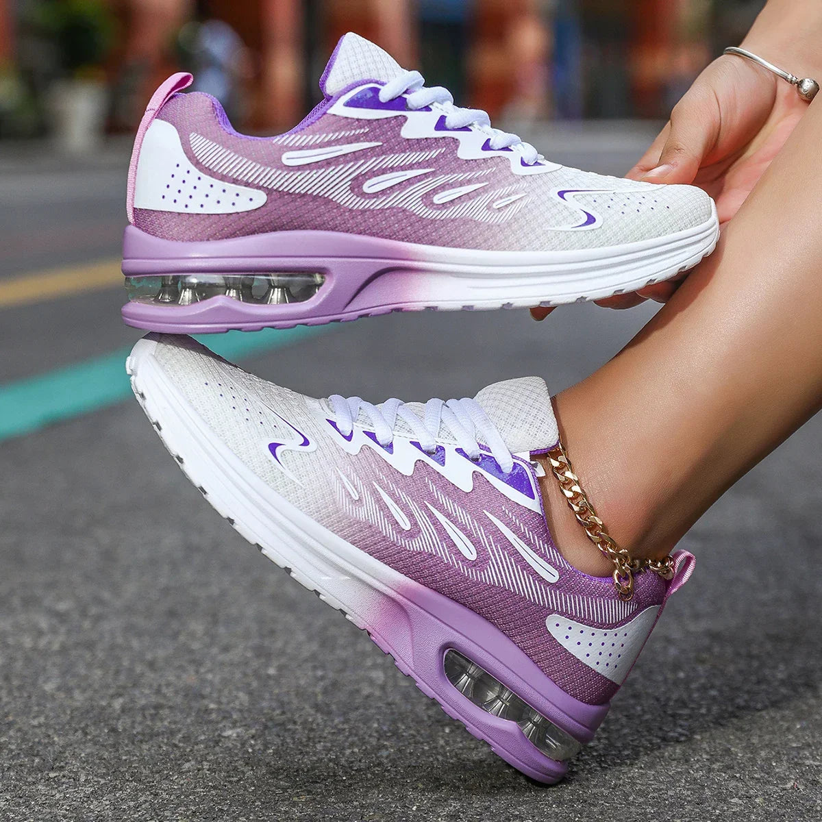 Sneakers for Women Orthopedic Sneakers Walking Shoes for Women, Lightweight Casual Tennis Sneakers Air Running Shoes - Evallys.com