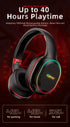 Kofire UG-05 Gaming Headphones 2.4G BT5.0 Wireless Headset With Mic RBG Light Vibration Bluetooth Earphone For PS4 PS5 PC Switch - Evallys.com