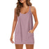 Women’s Sport Mini Dress – Sleeveless Summer Casual Tennis Dress - Evallys.com