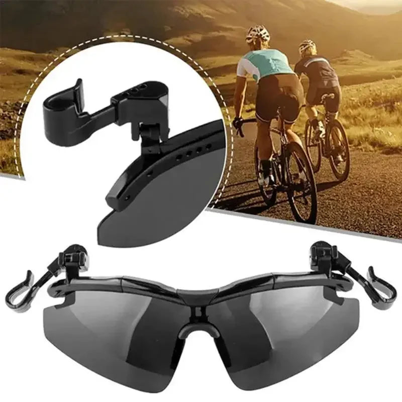 Adjustable Tac Outdoor Polarized Fishing Glasses Hat Visors Sport Clips Hat Clip On Sunglasses For Biking Hiking Golf Eyewear - Evallys.com