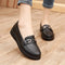 Women’s Round Toe Ballet Flats – Cute Low Heel Faux Leather Dress Shoes - Evallys.com