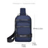 Men’s Chest Bag – Large Capacity Nylon Crossbody Travel Shoulder Bag - Evallys.com