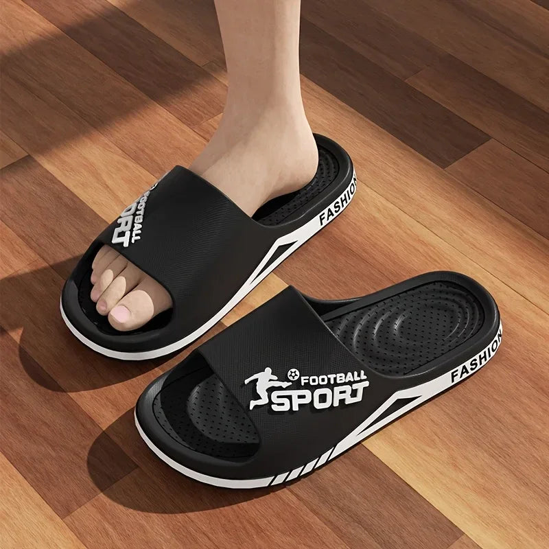 2025 Men’s Summer Slippers – Anti-Slip PVC Sandals for Indoor & Outdoor - Evallys.com