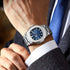 POEDAGAR Luxury Casual Watch Top Brand Fashion Square Dial Stainless Steel Calendar Luminous Waterproof Men Watch Male Clock+Box - Evallys.com