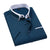 TFETTER Summer Business Shirt Men Short Sleeves Button Up Shirt Turn-down Collar Casual Shirts Mens Clothing Plus Size 5XL - Evallys.com