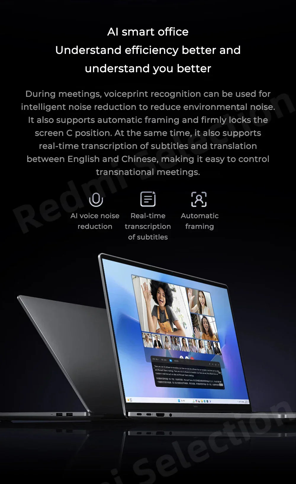 Xiaomi laptop RedmiBook Pro 16 2024 Core Ultra 5-125H/Ultra 7-155H ARC Graphics 32GB DDR5 1TB SSD 16-inch 3.1K 165hz Screen Pc - Evallys.com