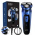 SEJOY Rechargeable Wet & Dry Use Electric Shaver Pop-up Hair Trimmer Rotary Shaving Machine Razor - Evallys.com