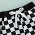 2022-05-04 Lioraitiin 0-3Years Toddler Baby Boys Shorts with Checkerboard Elastic Plaid Printed Pant Clothing - Evallys.com