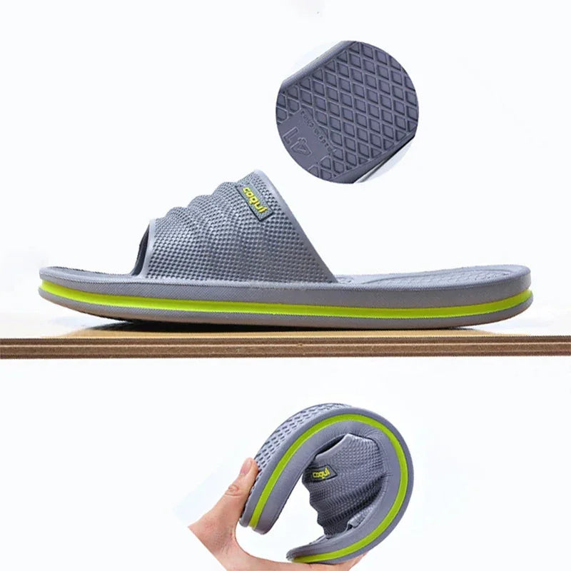 Men’s EVA Bathroom Slippers – Non-Slip, Soft Indoor Home Shoes - Evallys.com