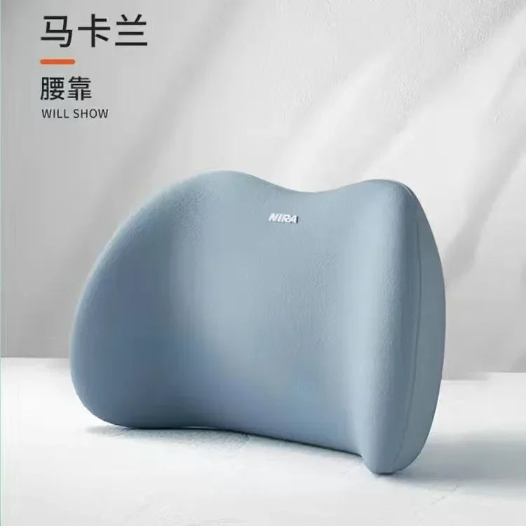 Car Headrest/Lumbar Support Car Neck Pillow Waist Cushion Driver Seat Backrest Car Cushion Driving Lumbar Support Waist Support - Evallys.com