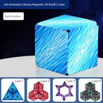 Variety Magnetic Cube Infinite Flip Deformation 3D Geometric Three-Dimensional Thinking Training Kids Educational Toy Boy - Evallys.com