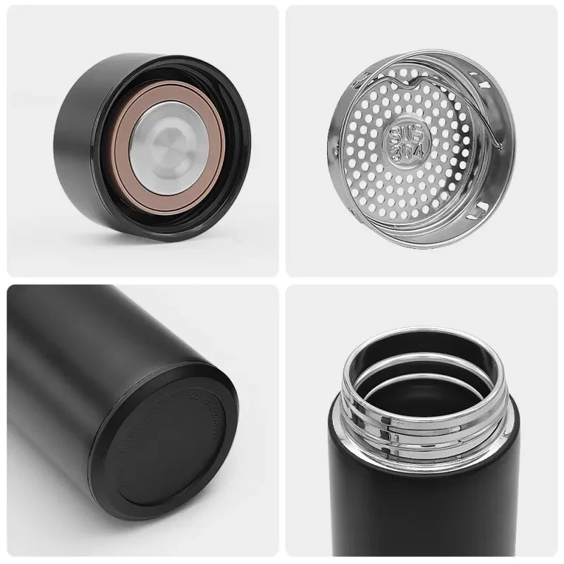 Car 500ml Intelligent Temperature Display Insulating Cup For Jeep Cherokee XJ SRT Renegade Compass Wrangler Patriot Trail Hawk