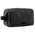 BAGSMART Toiletry Bag for Men, Canvas Travel Toiletry Organizer Dopp Kit Water-resistant Shaving Bag for Toiletries Accessories,Black-Medium Black Medium - Evallys.com # #