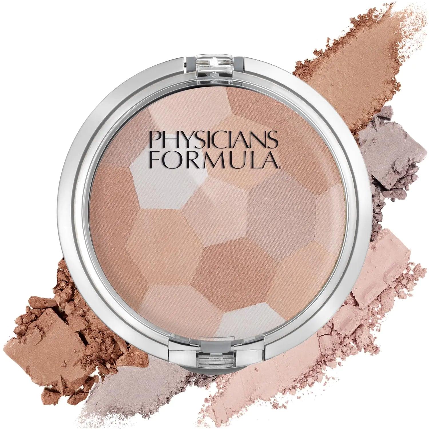 Physicians Formula Setting Powder Palette Multi-Colored Pressed Finishing Powder & Butter Believe It! Foundation + Concealer Light | Dermatologist Tested, Clinicially Tested Translucent Powder + Formula Butter - Evallys.com # #