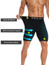 TELALEO 5/6 Pack Compression Shorts Men Spandex Sport Shorts Athletic Workout Running Performance Baselayer Underwear Black(6pcs) Small - Evallys.com # #