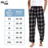 DG Hill 1Pack or 3Pack Mens PJ Pajama Pants Bottoms Fleece Lounge Pants Sleepwear Plaid PJs with Pockets Microfleece X-Large 1pack-green Camo - Evallys.com # #