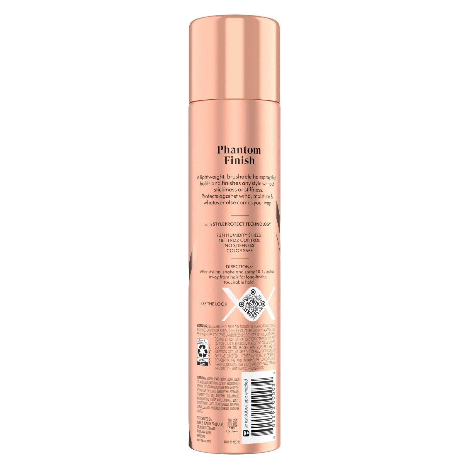 Nexxus Flexible Hold Hairspray Comb Thru for a Lightweight, Brushable Hold, with StyleProtect Technology 10 oz Rose and Jasmine 10 Ounce (Pack of 1) - Evallys.com # #