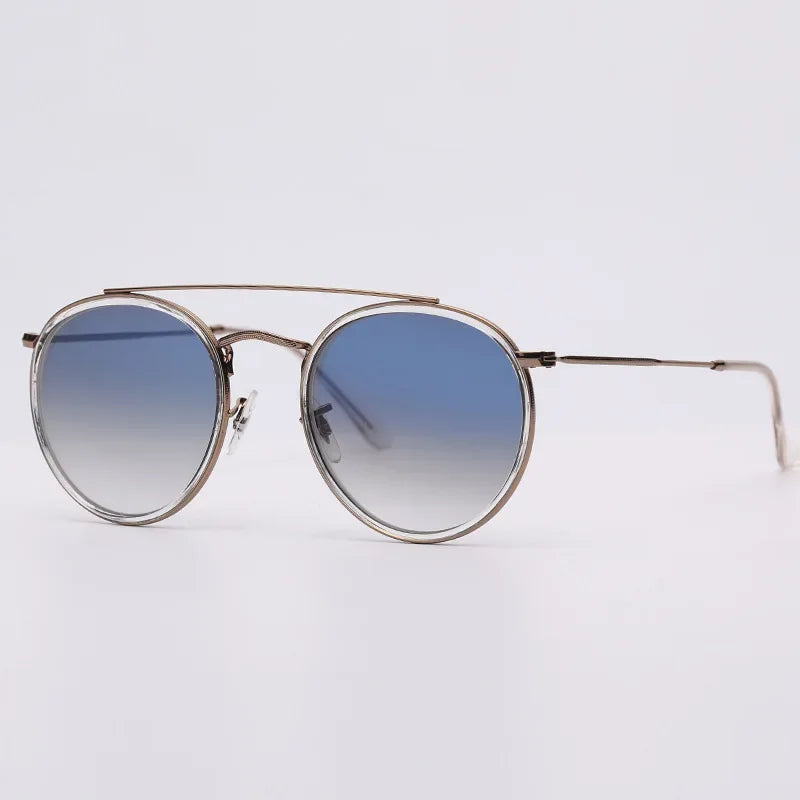 Sunglasses Men Women Eyeglasses Goggles Fashion Classic Style Real Glass Lenses UV400 Sun Glasses Top Quality Eyewear Shades - Evallys.com