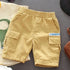 kids toddler baby girls boys print spring summer shorts pocket clothes Boys Girls Thin Breathable Short Pants - Evallys.com