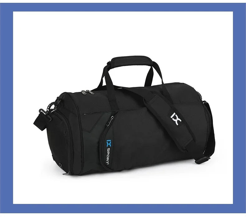 Men’s Travel Duffel Bag – Gym, Fitness, Wet/Dry, Shoe Compartment - Evallys.com