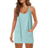 Women’s Sport Mini Dress – Sleeveless Summer Casual Tennis Dress - Evallys.com