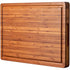 20x15" Extra Large, 1" Thick Bamboo Wood Butcher Chopping Block, Cheese Board
