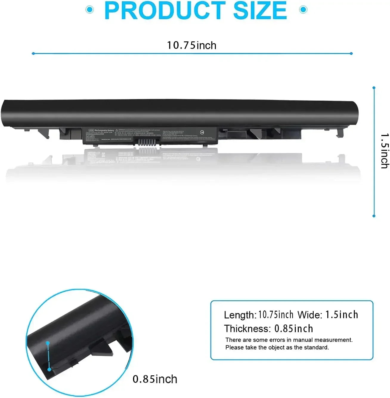 JC03 JC04 Laptop Battery for HP Spare 15-bs0xx 17-bs0xxx 15-bs1xx 15-bw0xx 17z-ak000 17-ak0xx 17-bs062st 17-bs020nr 919700-850 - Evallys.com
