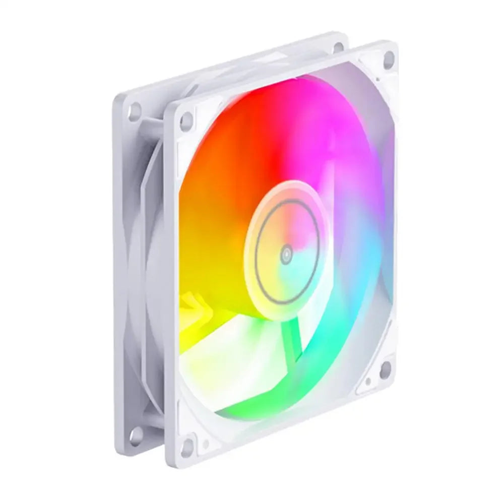 DC12V PC Cooling Fan RGB 9 Leaves Design Computer Case Fan 5v3 pin 4pin Computer Case Air Cooling Argb Technology Efficient Heat - Evallys.com