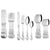 24pcs Cutlery Set Gold Dinnerware Stainless Steel Royal Spoon Forks Knives Kitchen Western Dinner Silverware Tableware Gift