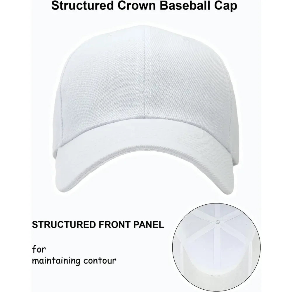 Structured Canvas Baseball Cap – Adjustable Outdoor Performance Hat - Evallys.com