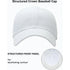 Structured Canvas Baseball Cap – Adjustable Outdoor Performance Hat - Evallys.com
