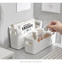 Kitchen cabinets are classified and organized into storage boxes for dishes seasoning bottles drawers and storage boxes