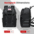 Motorcycle Helmet Backpack – Waterproof Travel & Commuter Bag - Evallys.com