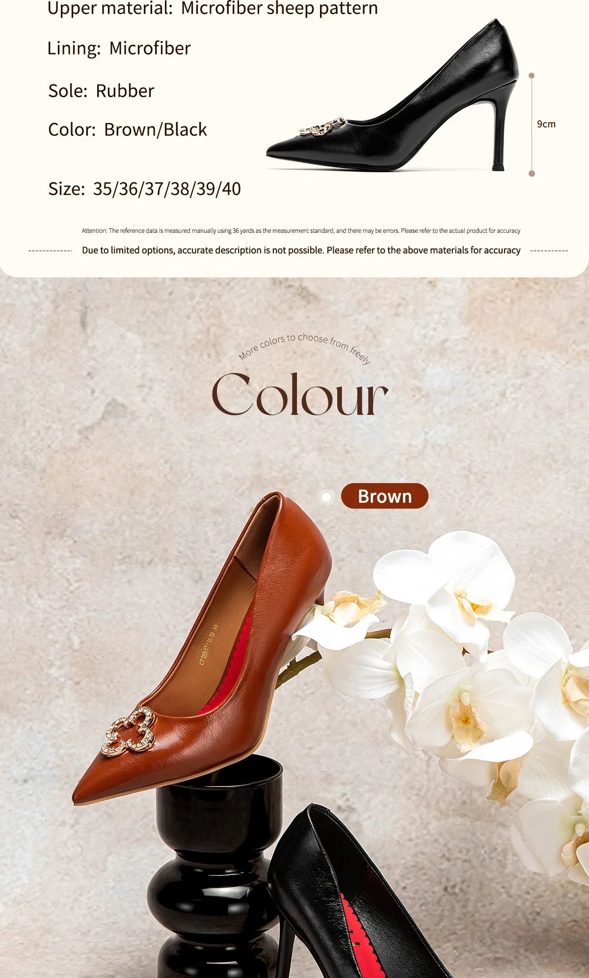 New High Quality Pointed Shoes Business Commuter Women's Shoes Women's High Heels Banquet Party Shoes - Evallys.com