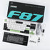 AULA F87 Pro Mechanical Keyboard 3 Mode 2.4G/USB/Bluetooth Tri Mode Wireless Gaming Keyboard 87 Key Hotswap RGB Gasket Keyboard - Evallys.com