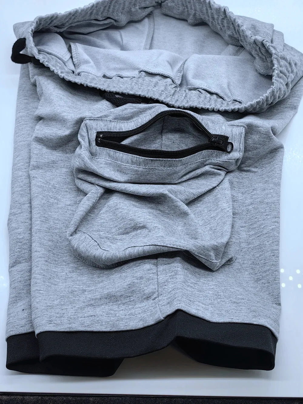 Mens Summer Cargo Shorts Cotton Workout Fitness Shorts Breathable Jogger Training Gyms Bodybuilding Multi Pocket Yellow Shorts - Evallys.com