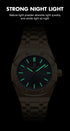PENGAGAR Square Luxury Men Wristwatch Waterproof Luminous Date Stainless Steel Male Clock Business Sports Quartz Watches For Men - Evallys.com
