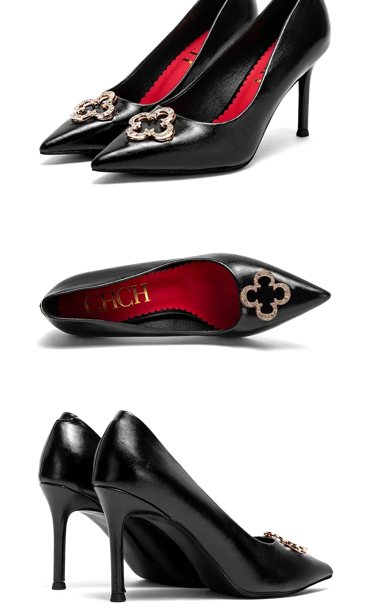 New High Quality Pointed Shoes Business Commuter Women's Shoes Women's High Heels Banquet Party Shoes - Evallys.com